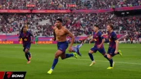 Hàng công Barcelona xuyên phá bê tông Girona để xây chắc ngôi đầu La Liga