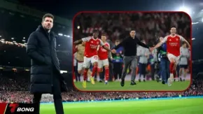 HLV Simeone thừa nhận thất bại tâm phục trước Arsenal xứng đáng vào chung kết C1