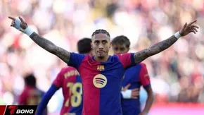 Raphinha rực sáng tại Champions League và sự trở lại đúng lúc của ngôi sao Barca