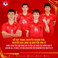 VFF xác nhận: HLV Kim Sang Sik triệu tập 4 tuyển thủ Việt Nam cho trận đấu với MU