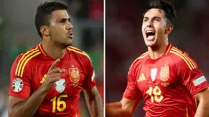 Rodri và Zubimendi: Cuộc chiến nơi tuyến giữa tuyển Tây Ban Nha