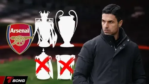 Arsenal: Cơ hội vô địch Premier League và Champions League còn bao nhiêu?