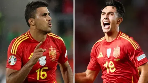 Rodri và Zubimendi: Cuộc chiến nơi tuyến giữa tuyển Tây Ban Nha