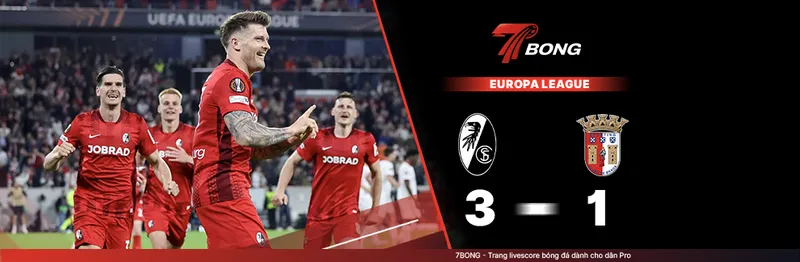 7BONG highlight: Freiburg VS Sporting Braga [08-05-26] • UEFA Europa League