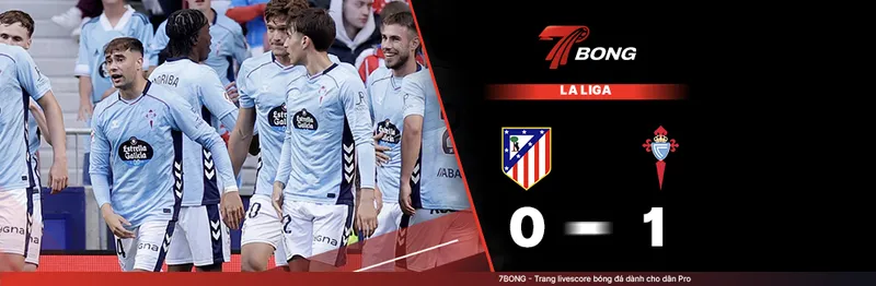 7BONG highlight: Atletico Madrid VS Celta Vigo [09-05-26] • Spanish La Liga